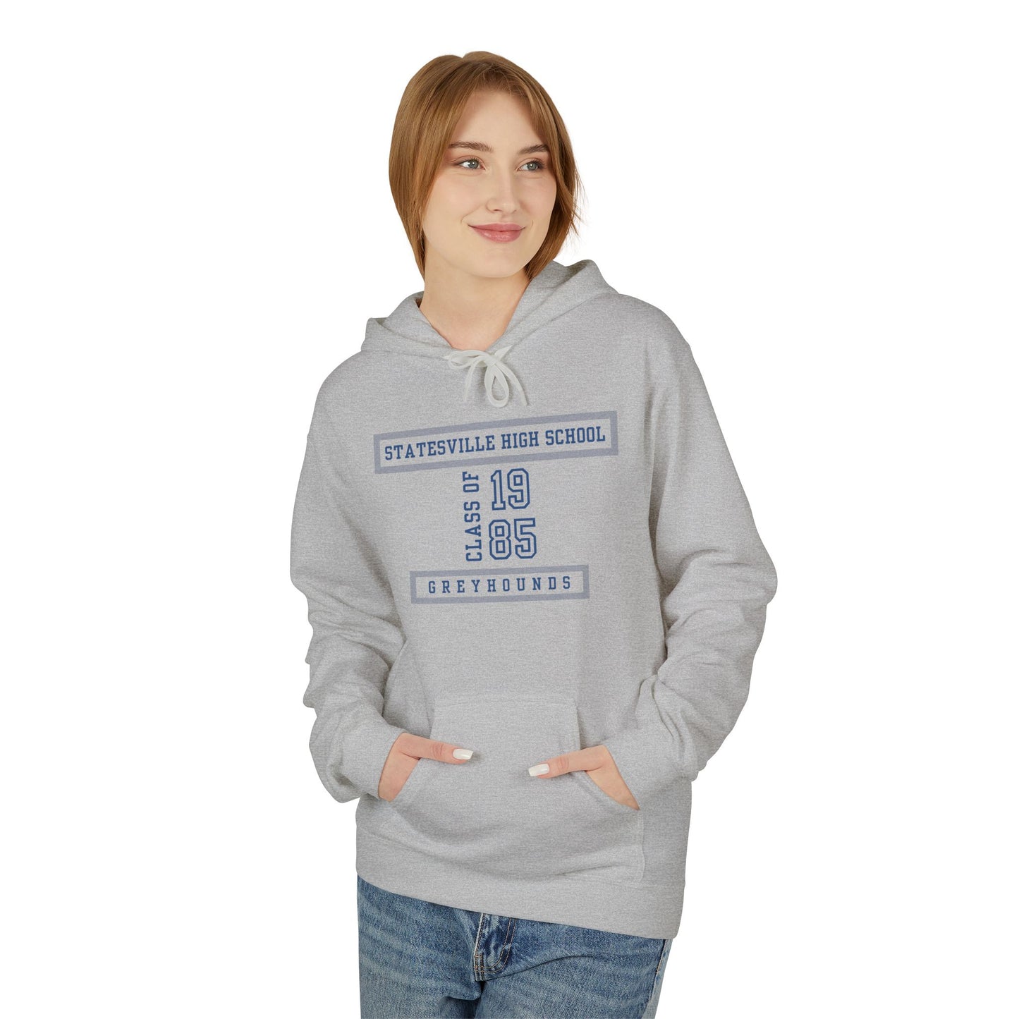 Greyhounds Forever – Statesville High Class of 1985 Unisex Fleece Reunion Hoodie