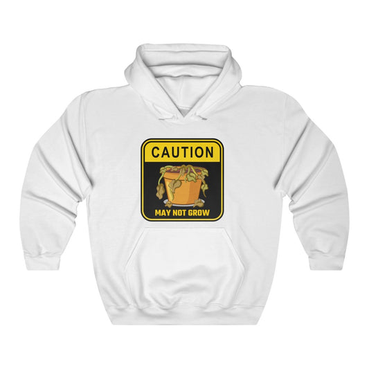 "Caution, May Not Grow" - Unisex Heavy Blen Hooded Sweatshirt