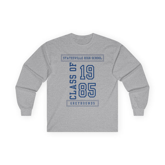 Copy of Statesville High School Class of 1985 Reunion Greyhounds Forever | Grey | Unisex Ultra Cotton Long Sleeve Tee